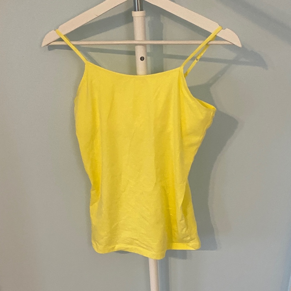 Yellow Spaghetti Strap Top